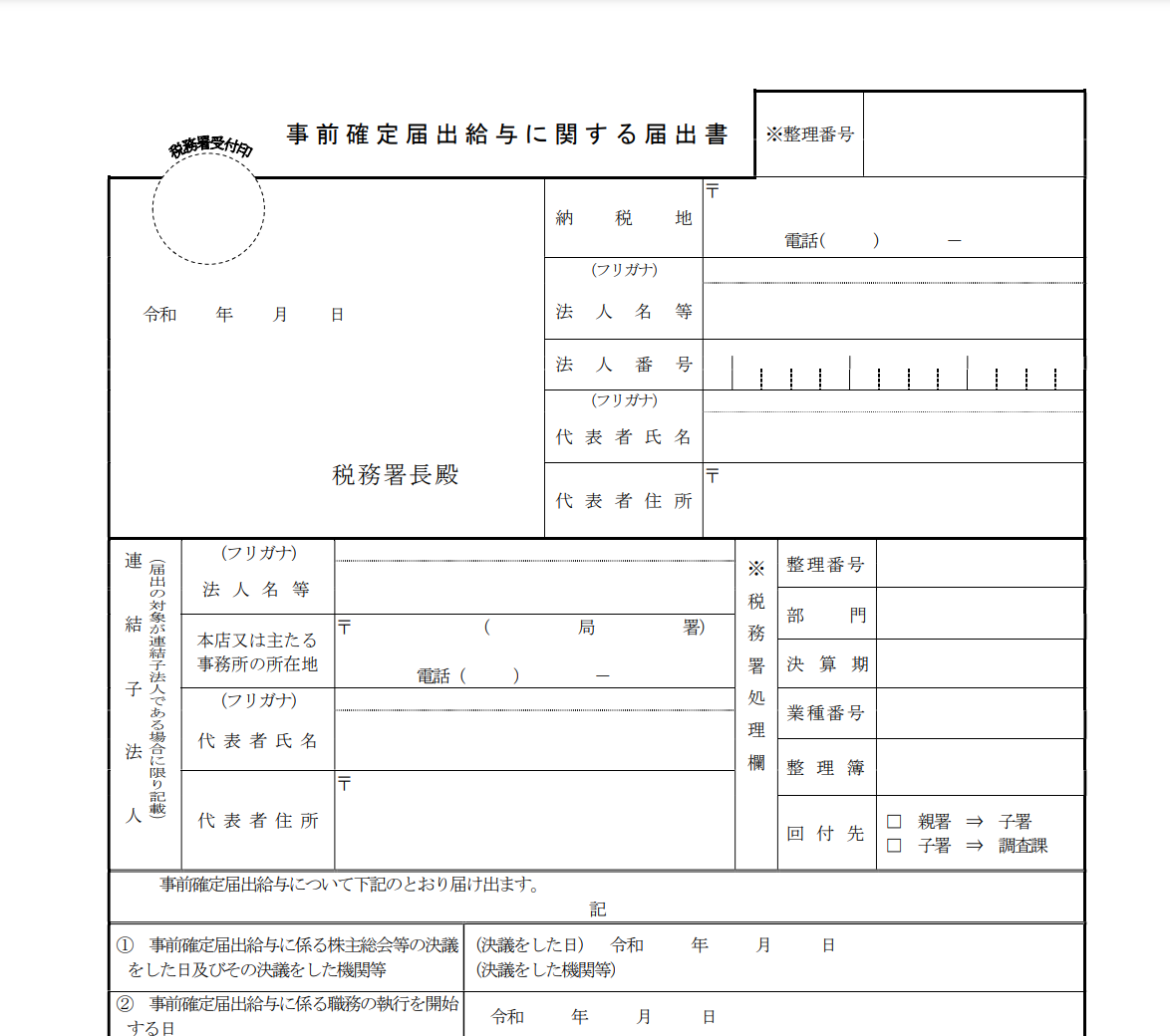 実務上の取扱いを解説 事前確定届出給与の活用と留意点 税理士が解説